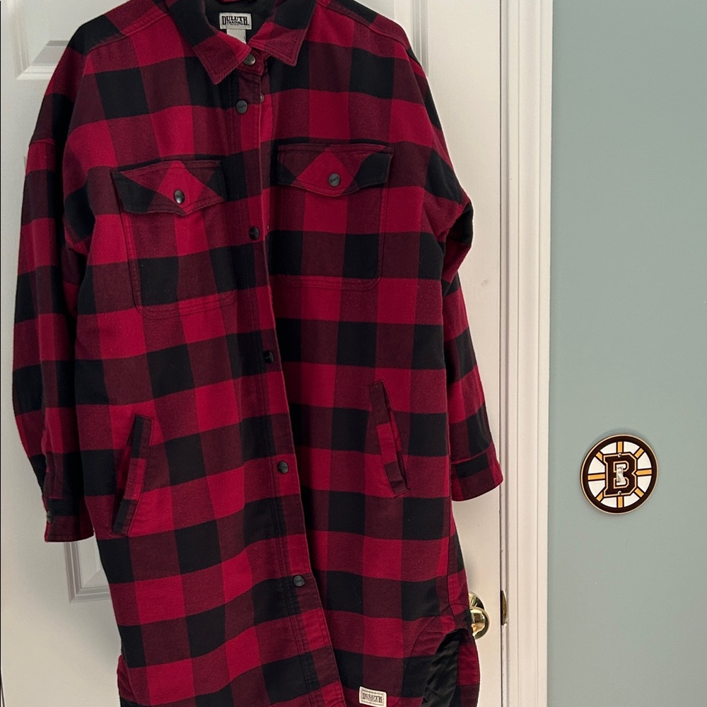 Duluth Trading Co. Women's Folklore Flannel Insulated Jacket